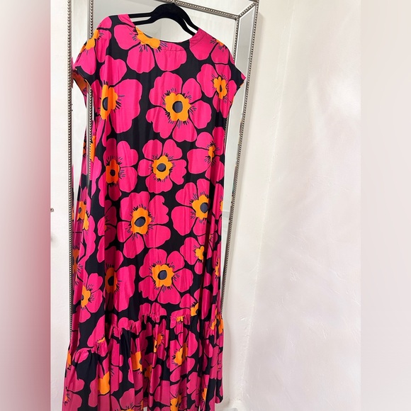 🛑 SALE Free People maxi dress medium absolutely fabulous silk flawless - Picture 4 of 8